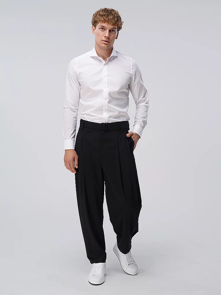 Olymp Level Five Dress Shirt Body Fit White 38 10